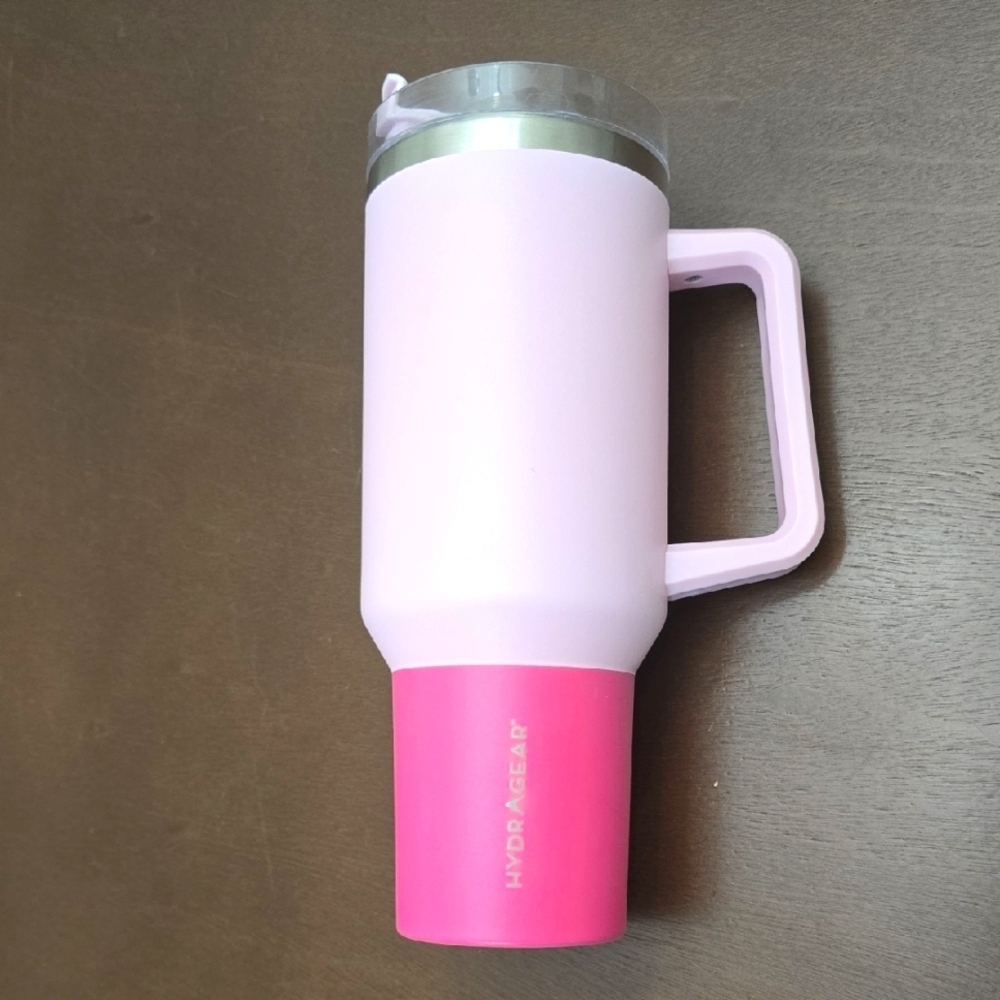 HYDRAGEAR Tumbler Two Tone Pink Travel Mug 40 oz Thermos